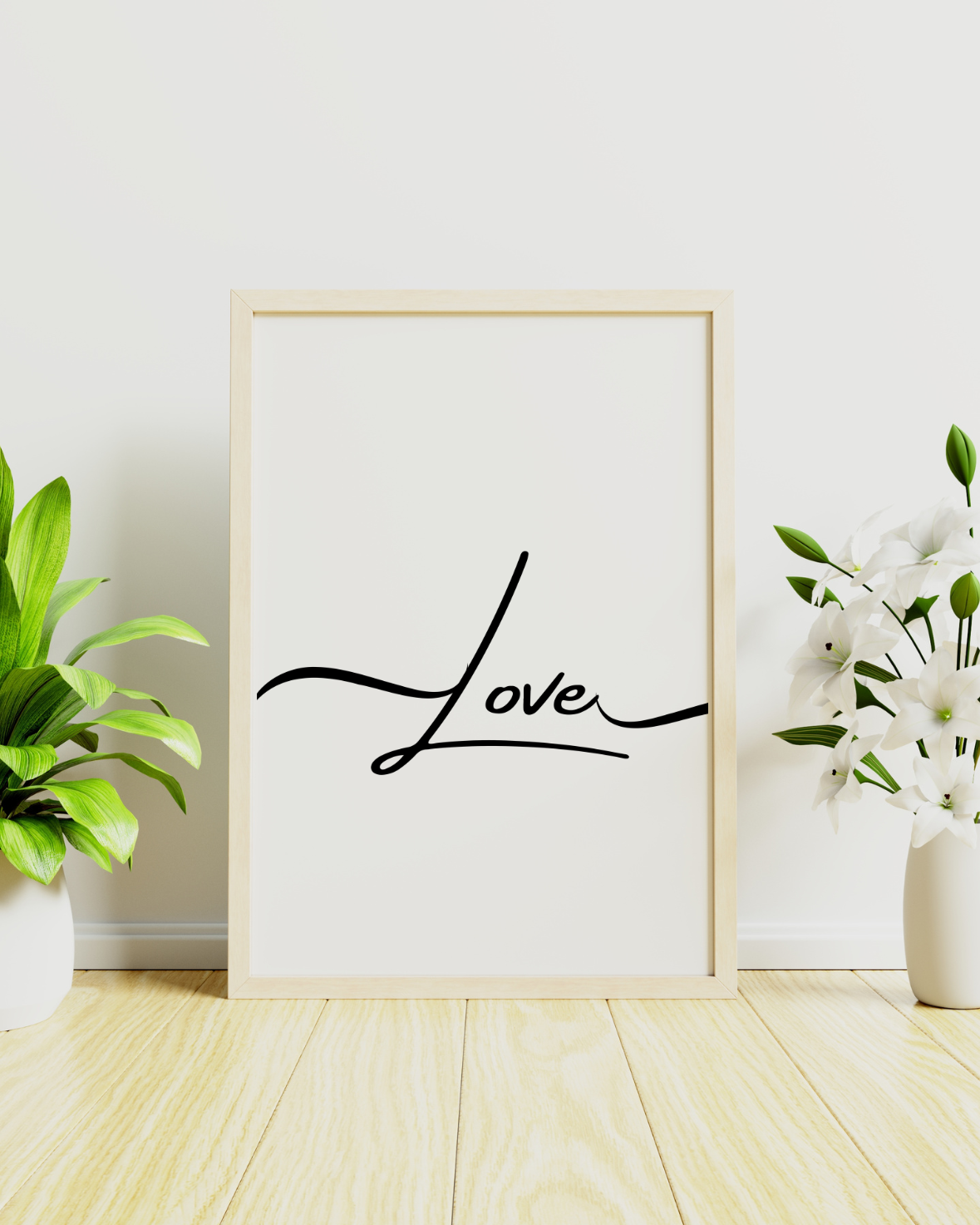 Faith Hope Love Digital Prints – Christian Bible Quotes, Minimalist Wall Art, Motivational Verses for Home or Office