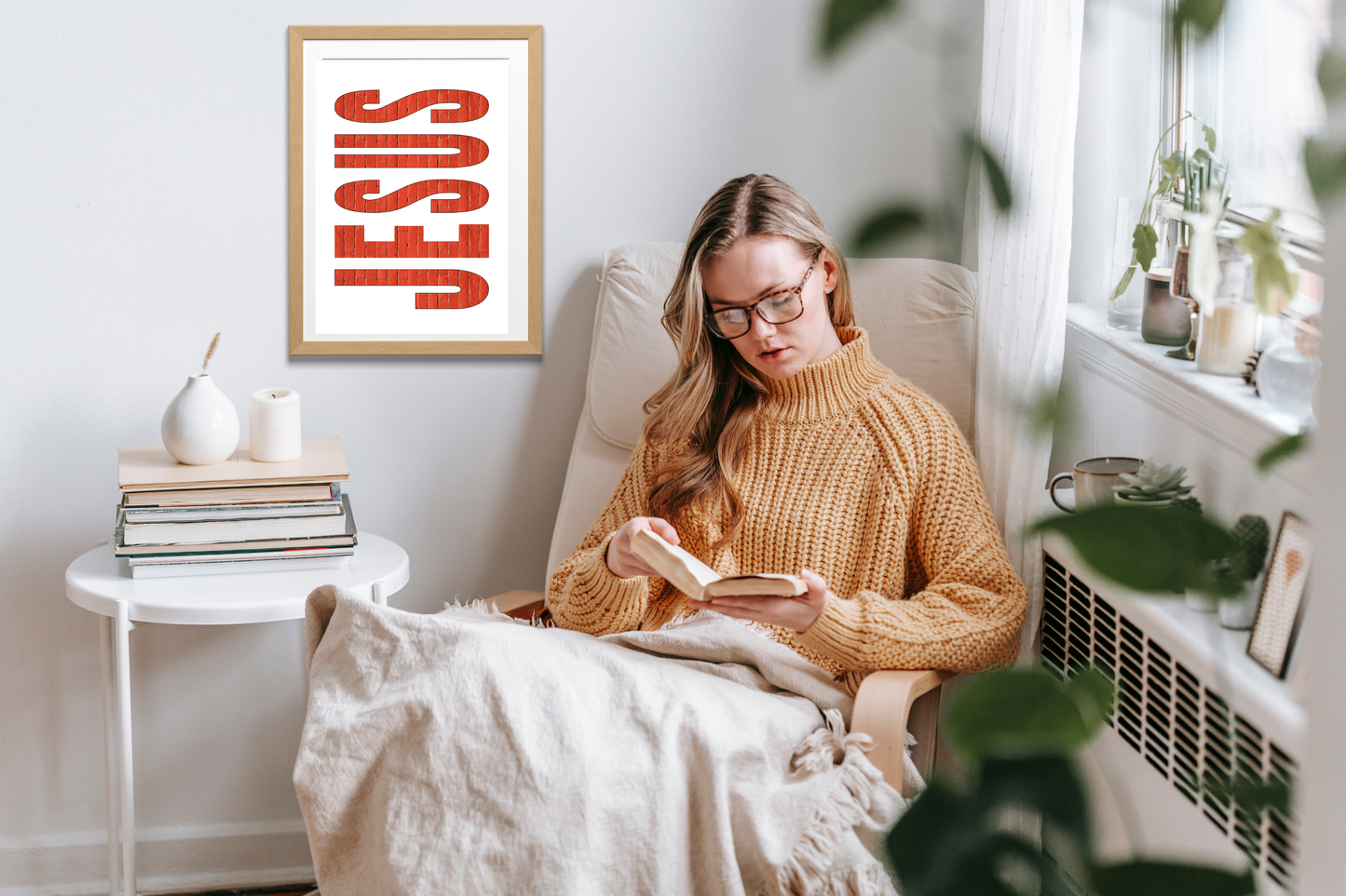 Christian JESUS Poster – Retro Wall Art Print | Digital Print