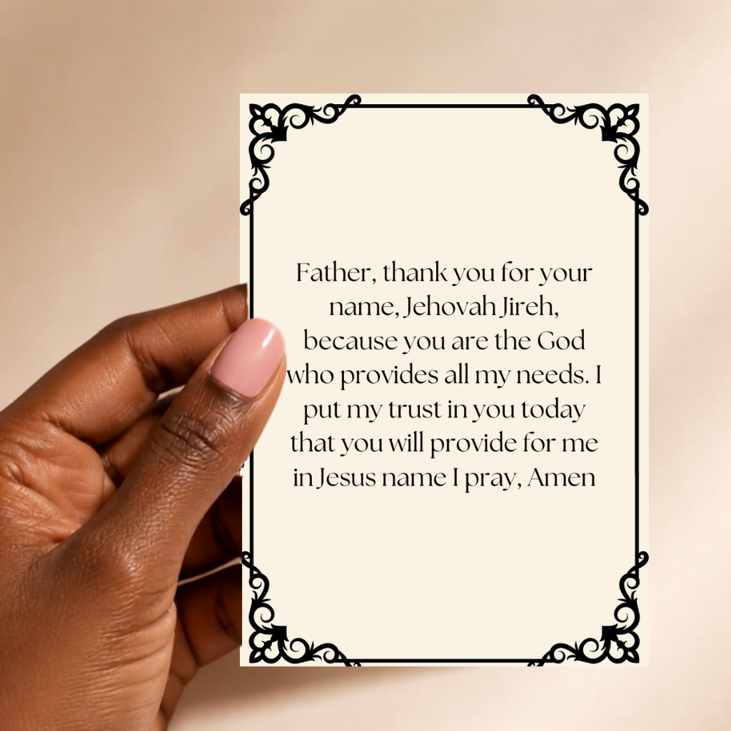 Faith-inspired printable prayer cards for positive daily encouragement and meditation