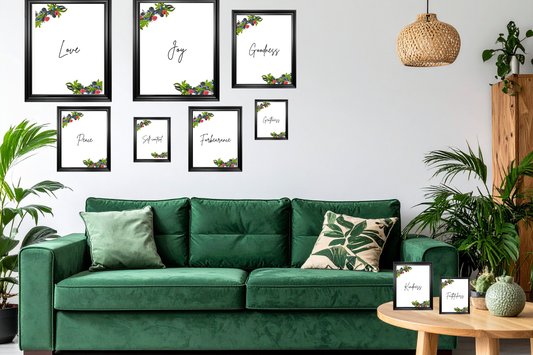 Printable Fruit of the Spirit Bible Verse Wall Art Printable