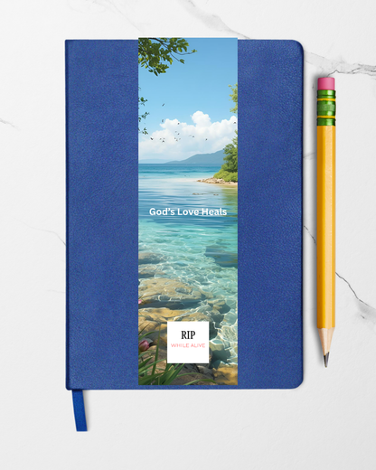 God’s Love Heals Printable Bookmark | Inspirational Bible Verse & Positive Prayer Quote Digital Print